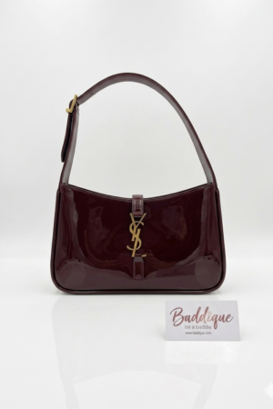 YSL Kabelka Hobo Vínová